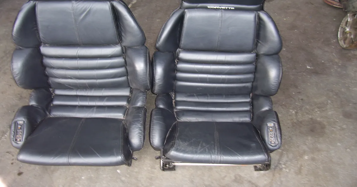 black bucket seats